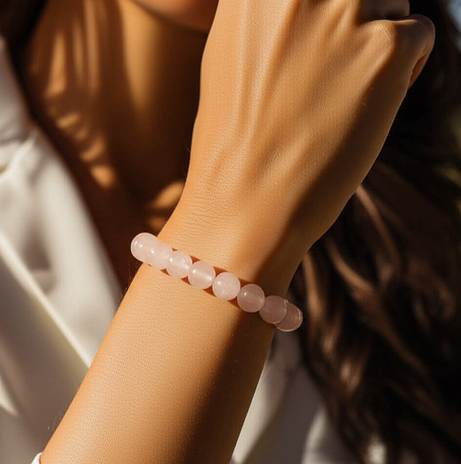 ROSE QUARTZ BRACELET (HRIDYAKRIT)